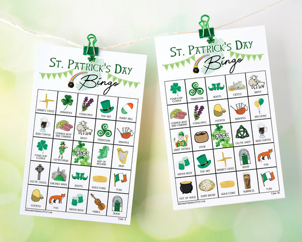 St. Patrick's Day Bingo - I - Greengate Images