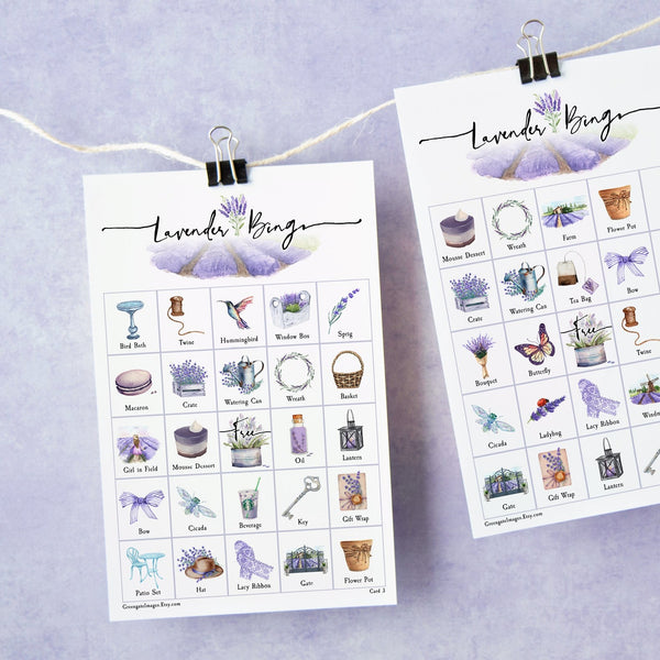 Lavender Bingo - Greengate Images