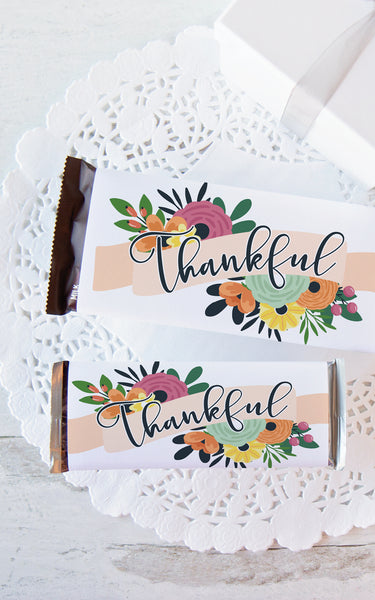 Thankful Candy Bar Wrappers - Greengate Images