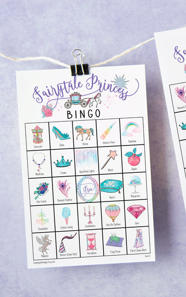 Fairytale Princess Bingo - Greengate Images