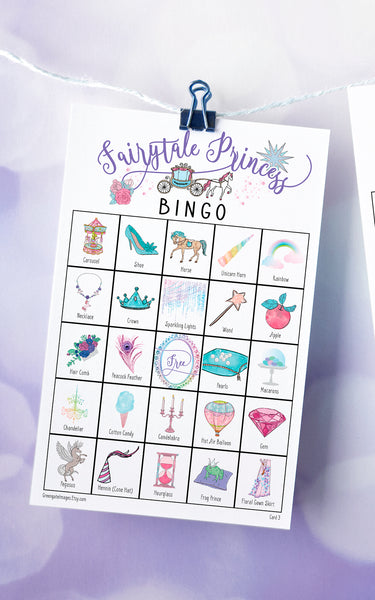 Fairytale Princess Bingo - Greengate Images