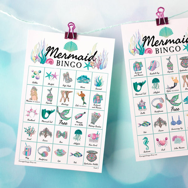 Mermaid Bingo - Greengate Images
