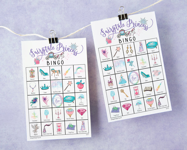 Fairytale Princess Bingo - Greengate Images