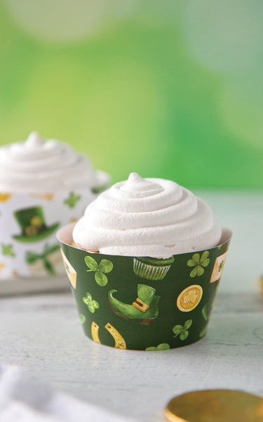 St. Patrick's Day Cupcake Wrapper Duo - Greengate Images