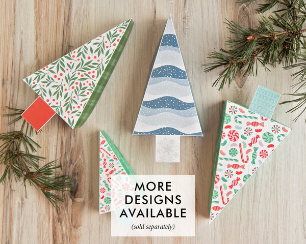 Christmas Tree Gift Box - Whimsical Tree - Greengate Images