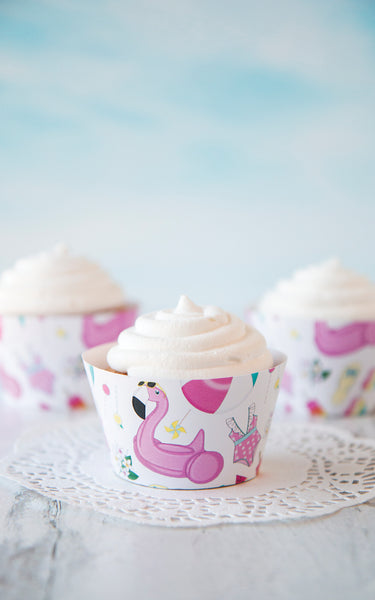 Swimming Pool Cupcake Wrapper - Greengate Images