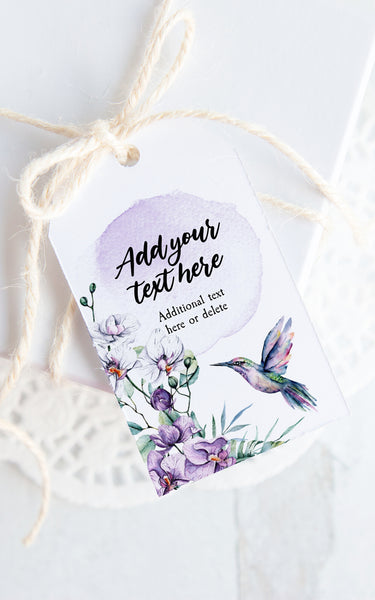 Hummingbird Gift Tag - Greengate Images