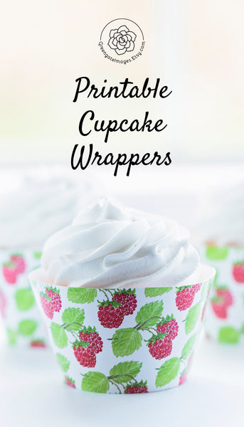 Raspberry Cupcake Wrapper - Greengate Images