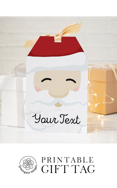 Jumbo Gift Tag - Santa Claus