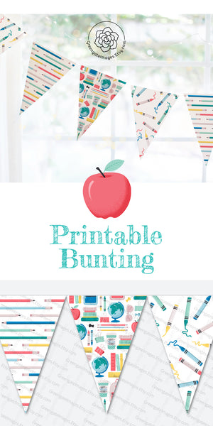 School/Classroom Bunting - Greengate Images
