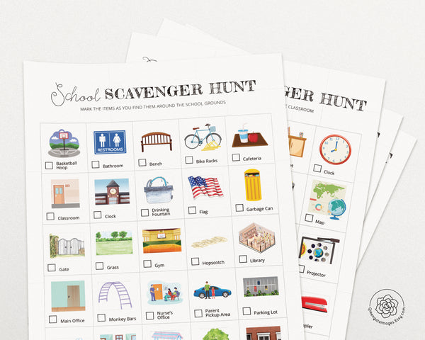 School Scavenger Hunt - Greengate Images