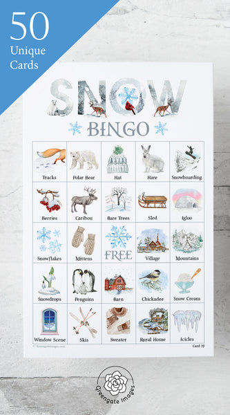 Snow Bingo