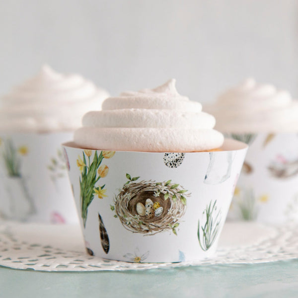 Spring Cupcake Wrapper - Natural Elements - Greengate Images