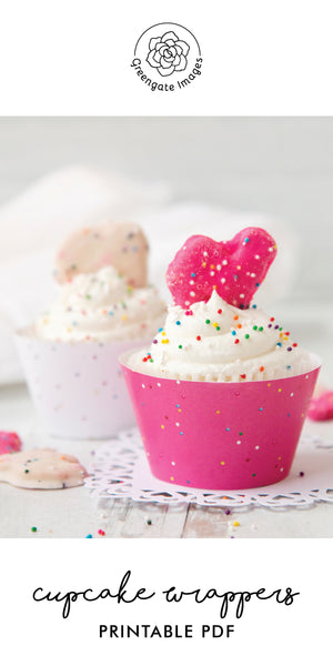 Sprinkles Cupcake Wrappers - Greengate Images