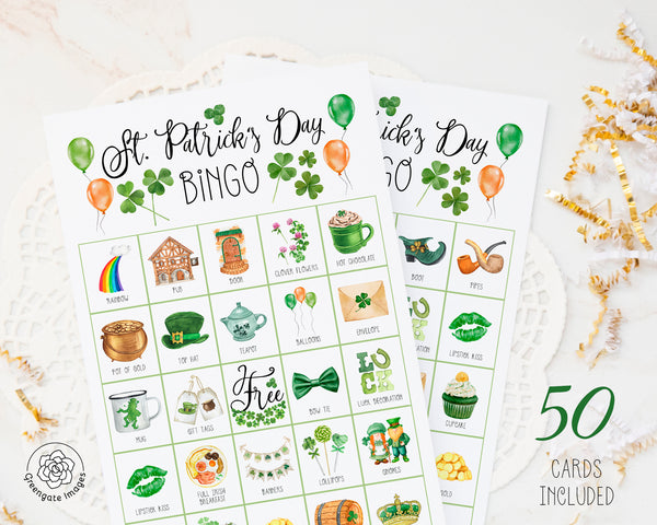 St. Patrick's Day Bingo - II - Greengate Images