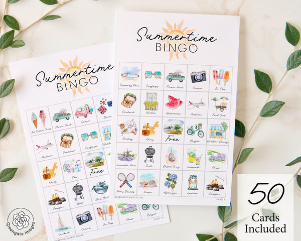 Summertime Bingo - Greengate Images