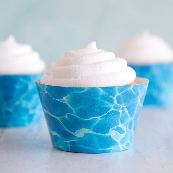 Swimming Pool Cupcake Wrapper - Greengate Images