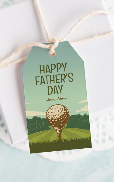 Golf Gift Tag - Masculine/Father's Day