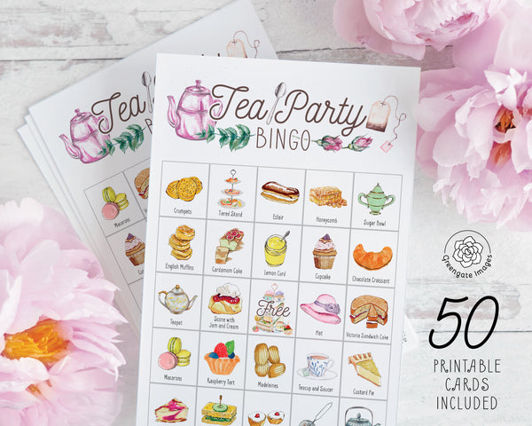 Tea Party Bingo - Greengate Images