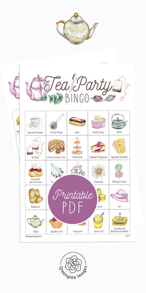 Tea Party Bingo - Greengate Images
