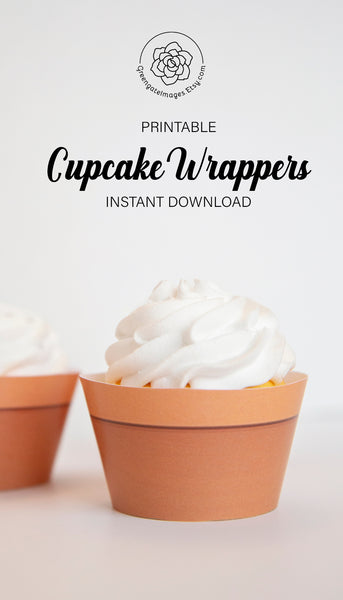 Cupcake Wrapper - Terracotta Pot - Greengate Images