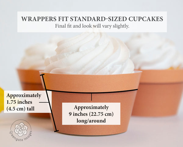 Cupcake Wrapper - Terracotta Pot - Greengate Images