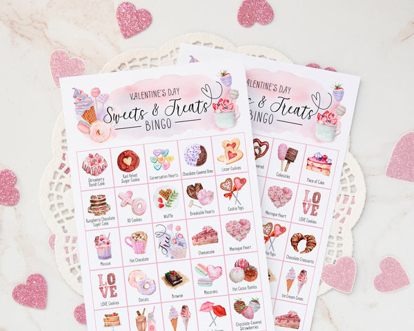 Valentine's Day Bingo - Sweets & Treats
