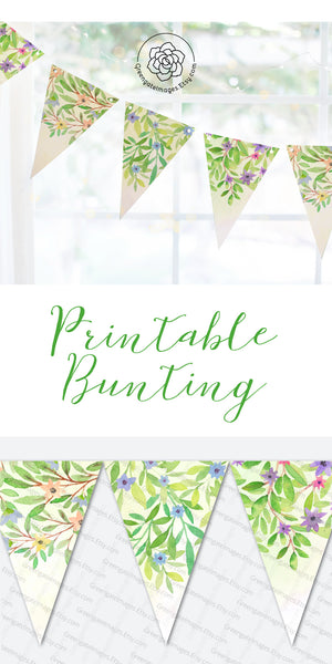 Floral Garden Bunting - Greengate Images