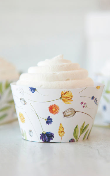 Wildflower Cupcake Wrapper - Greengate Images