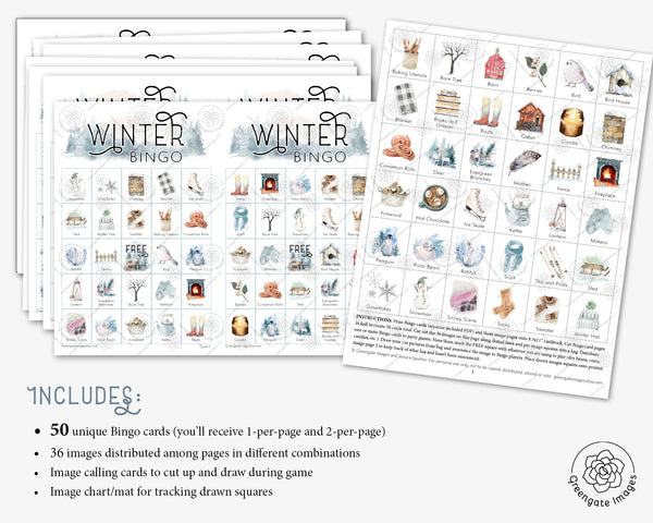 Winter Bingo (II) - Greengate Images