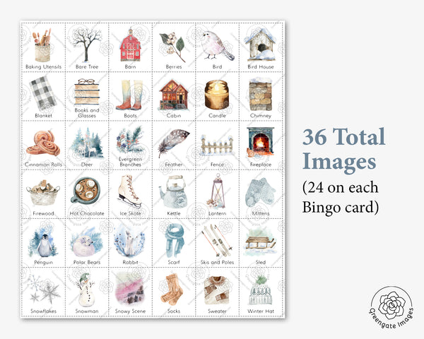Winter Bingo (II) - Greengate Images