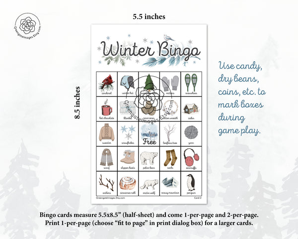 Winter Bingo (I) - Greengate Images