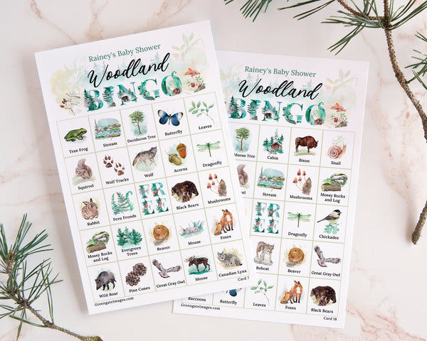 Woodland/Forest Bingo - Greengate Images