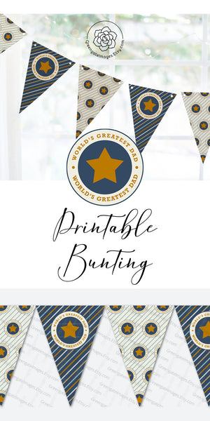 World's Greatest Dad Bunting - Greengate Images