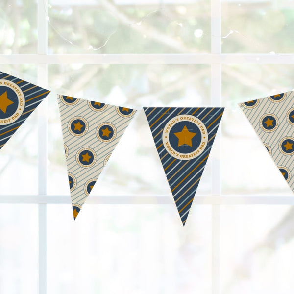 World's Greatest Dad Bunting - Greengate Images