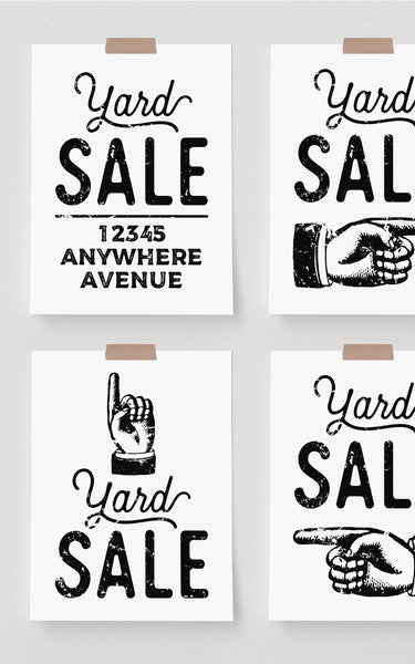8.5x11" Yard Sale Signs - Greengate Images