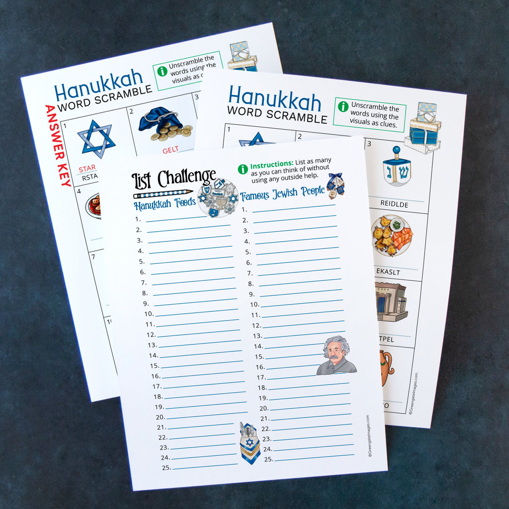 Two Free Hanukkah Activities