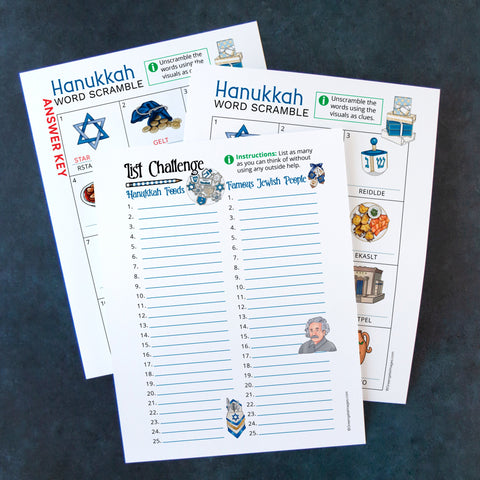 Two Free Hanukkah Activities