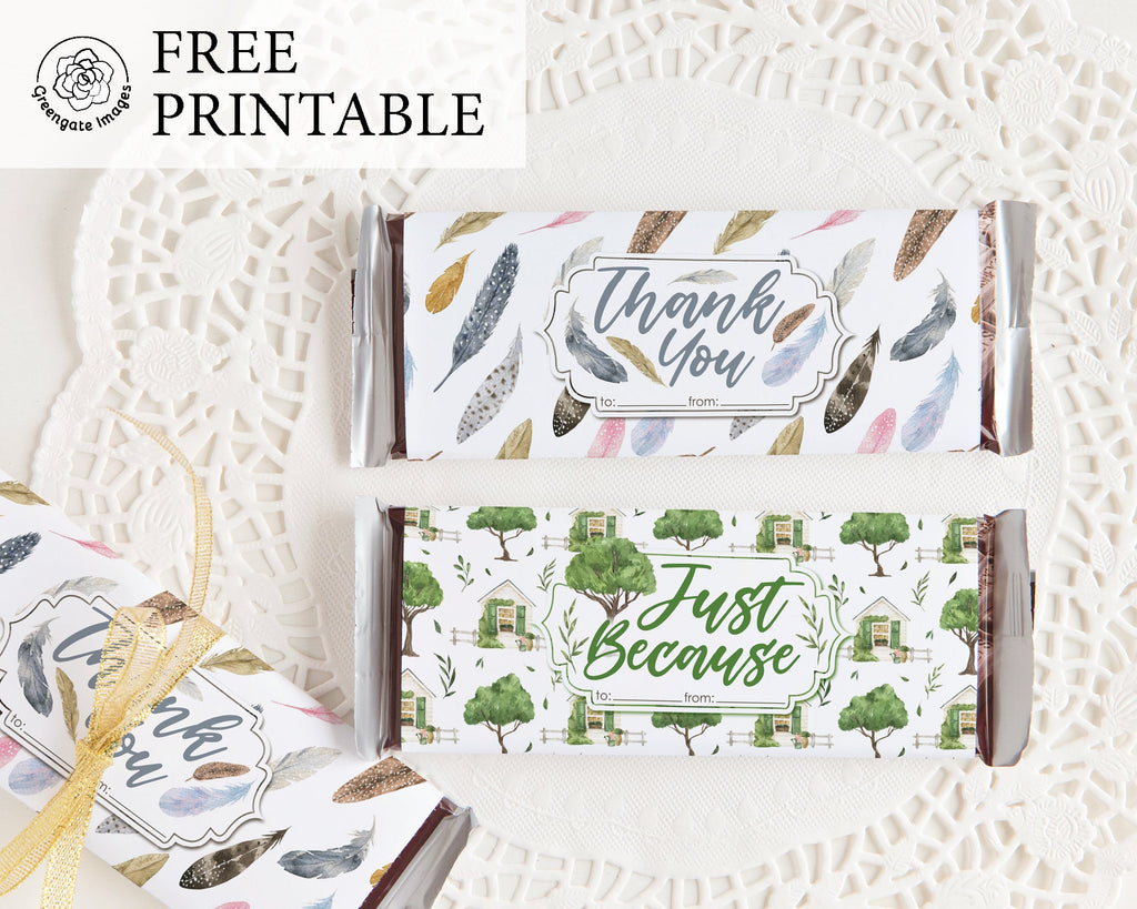 Free Candy Bar Wrappers