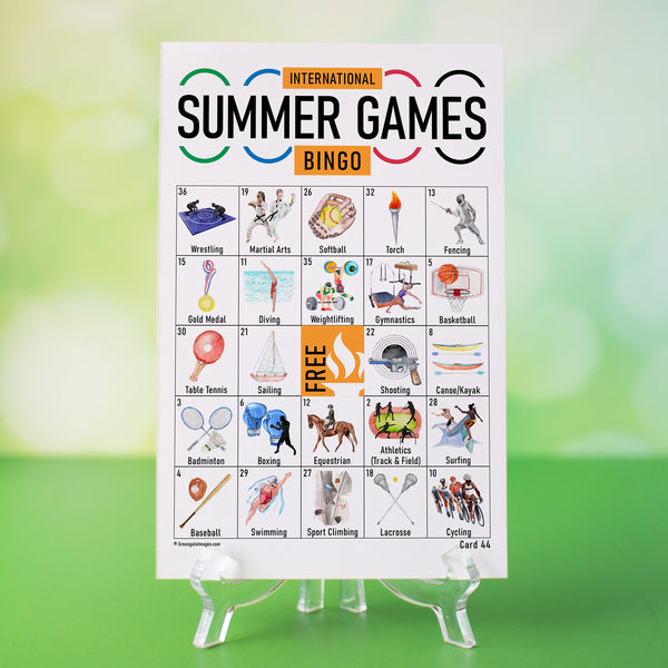 Summer Games Bingo - Greengate Images