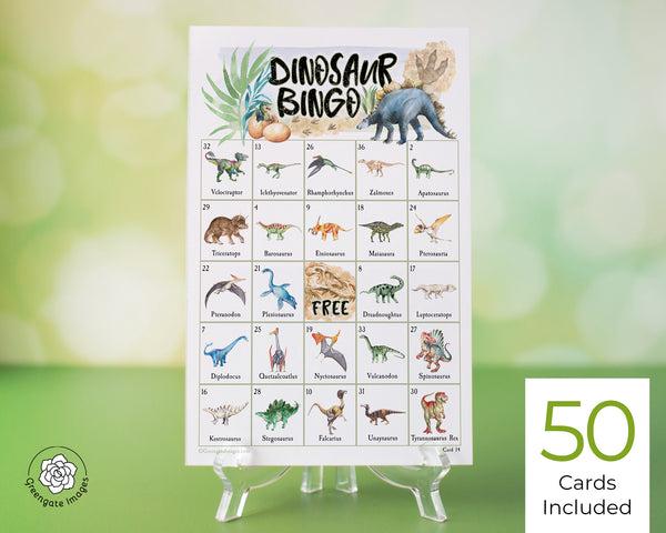 Dinosaur Bingo - Greengate Images