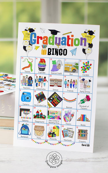 PreK/Kindergarten Graduation Bingo - Elementary Students