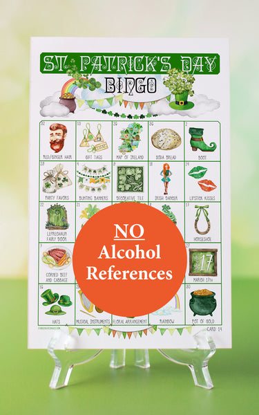 St. Patrick's Day Bingo - No Alcohol References