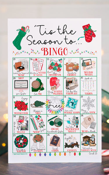Christmas Activities Bingo - 'Tis the Season