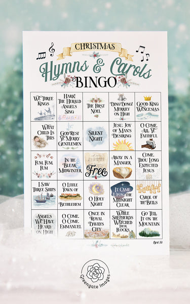 Christmas Hymns & Carols Bingo