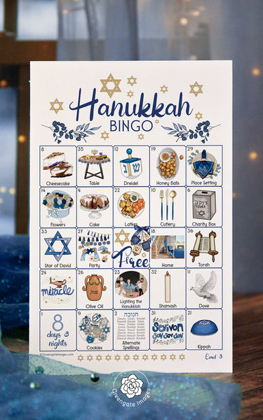 Hanukkah Bingo II