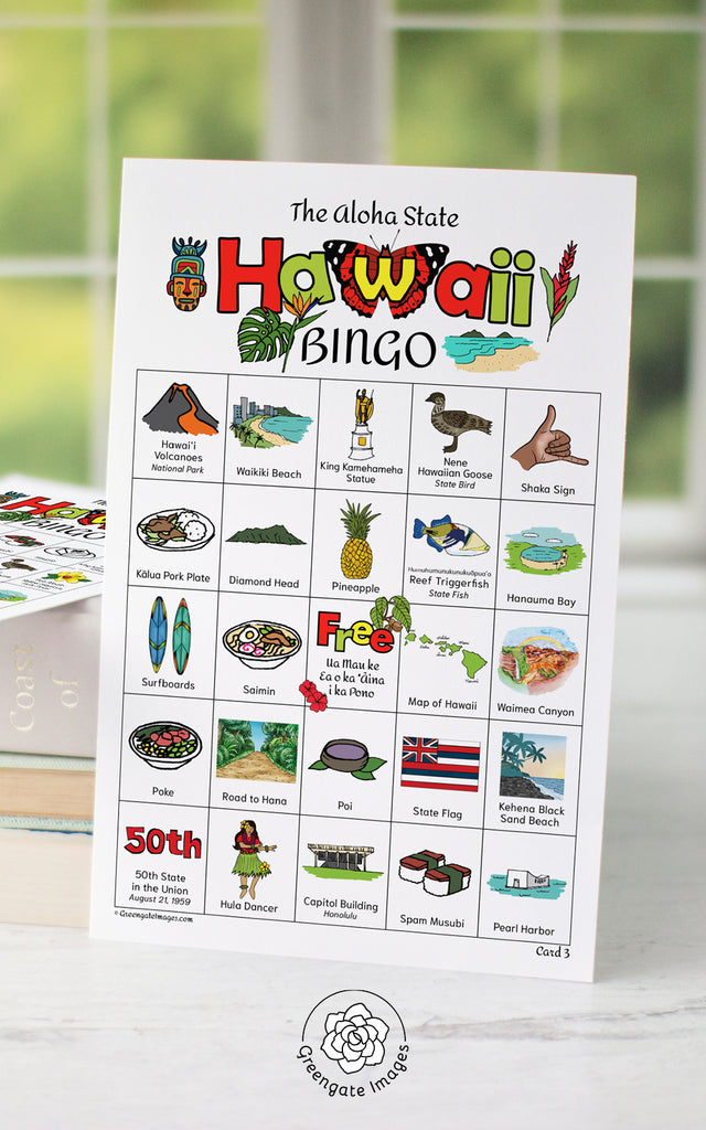 Hawaii Bingo Cards – Greengate Images hawaii-bingo-cards-greengate-images