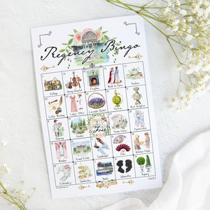 Regency Bingo - Printable Digital Download by Greengate Images