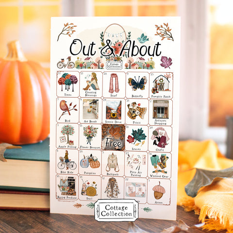 Fall Out & About Bingo - Printable Digital Download by Greengate Images