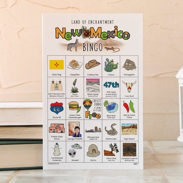 New Mexico Bingo Cards - Greengate Images